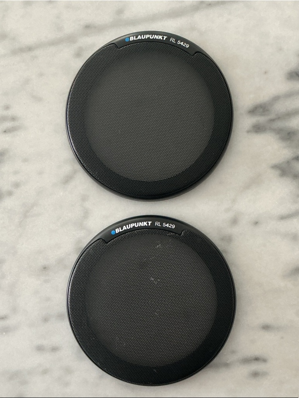 Blaupunkt RL 5429 Black Round Speaker Grilles Pair covers